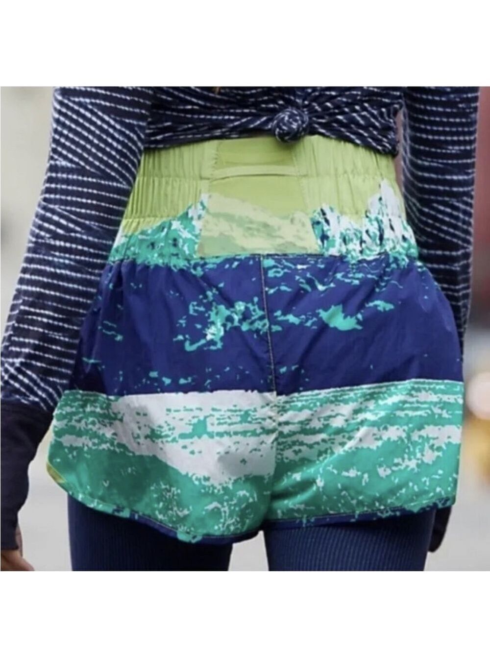 FREE PEOPLE ‘My Way Home’ High-Rise Athletic Shorts - Picture 2 of 11